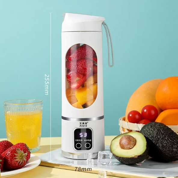 Portable Smoothie Blender Bottle – Rechargeable Personal Mixer