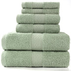6-Piece Cotton Absorbent Bath Towel Set