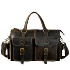 Crazy Horse Leather Tote Handbag