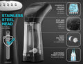 Handheld Portable Garment Steamer – Black Metal Steam Head