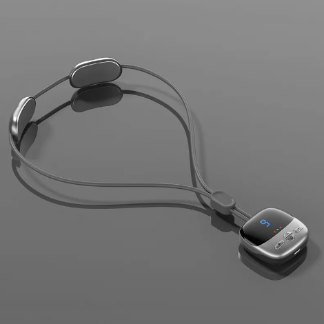 Mini Heated Neck & Shoulder Massager – EMS/TENS Pulse Therapy