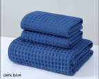 Waffle Cotton Bath Towel