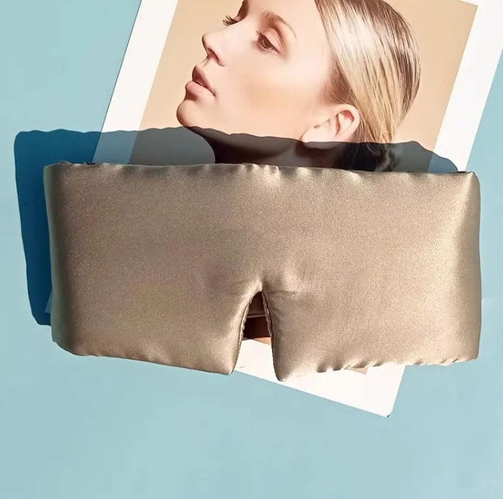 Silk Eye Mask for Sleep – Soft & Breathable Light-Blocking Mask