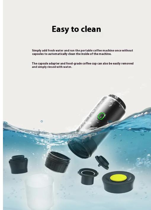 Portable Coffee Maker – BrewGo Capsule Coffee Machine