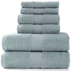 6-Piece Cotton Absorbent Bath Towel Set