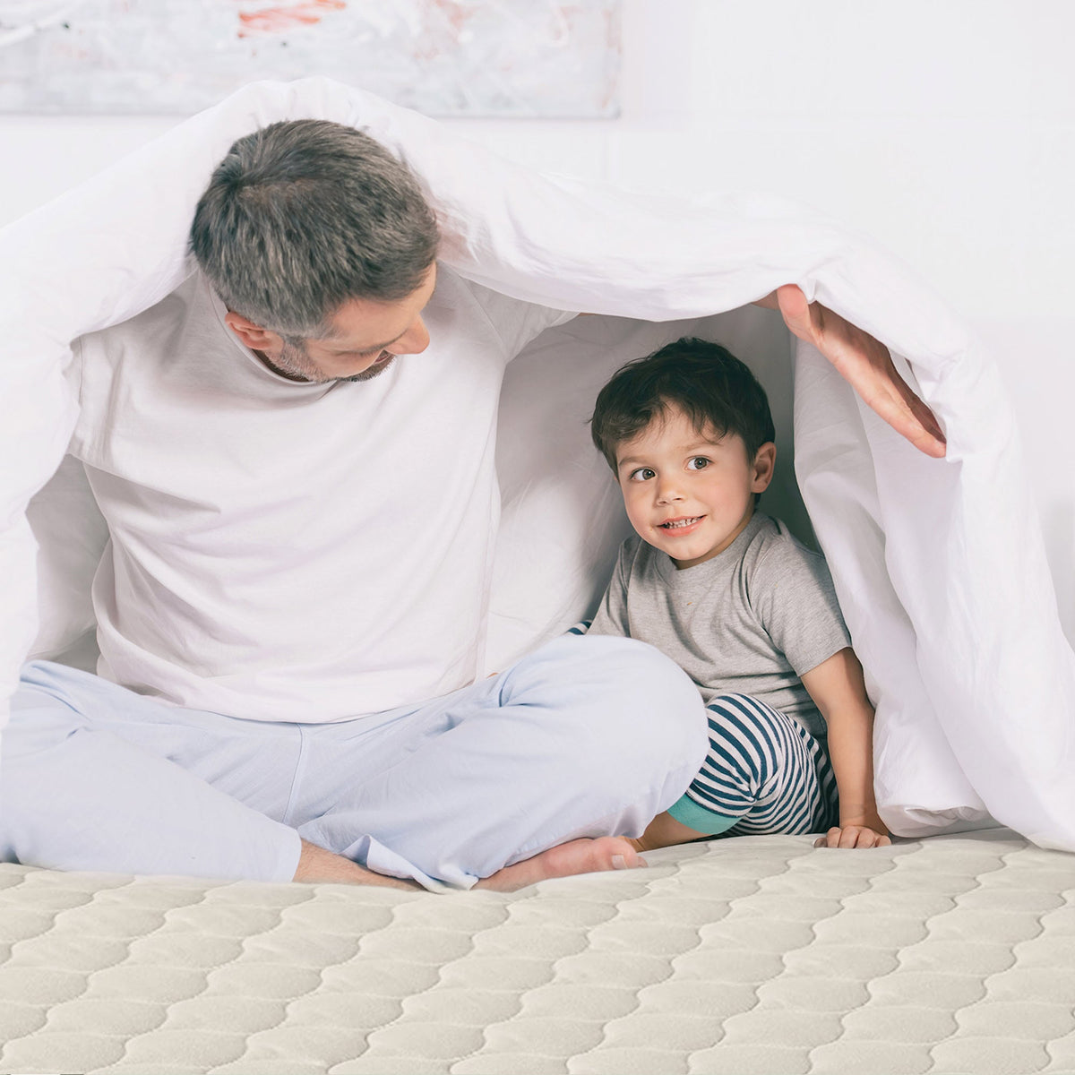 Organic Cotton Quilted Mattress Pad – Absorbent, Non-Waterproof Protection