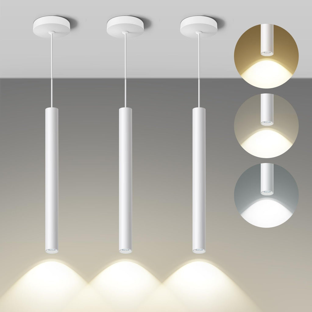 3-Piece Modern LED Pendant Light Set – Adjustable 2700K–6000K