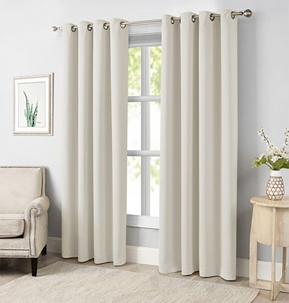 Solid Grommet Blackout Curtain Panel Set – Color & Size Options
