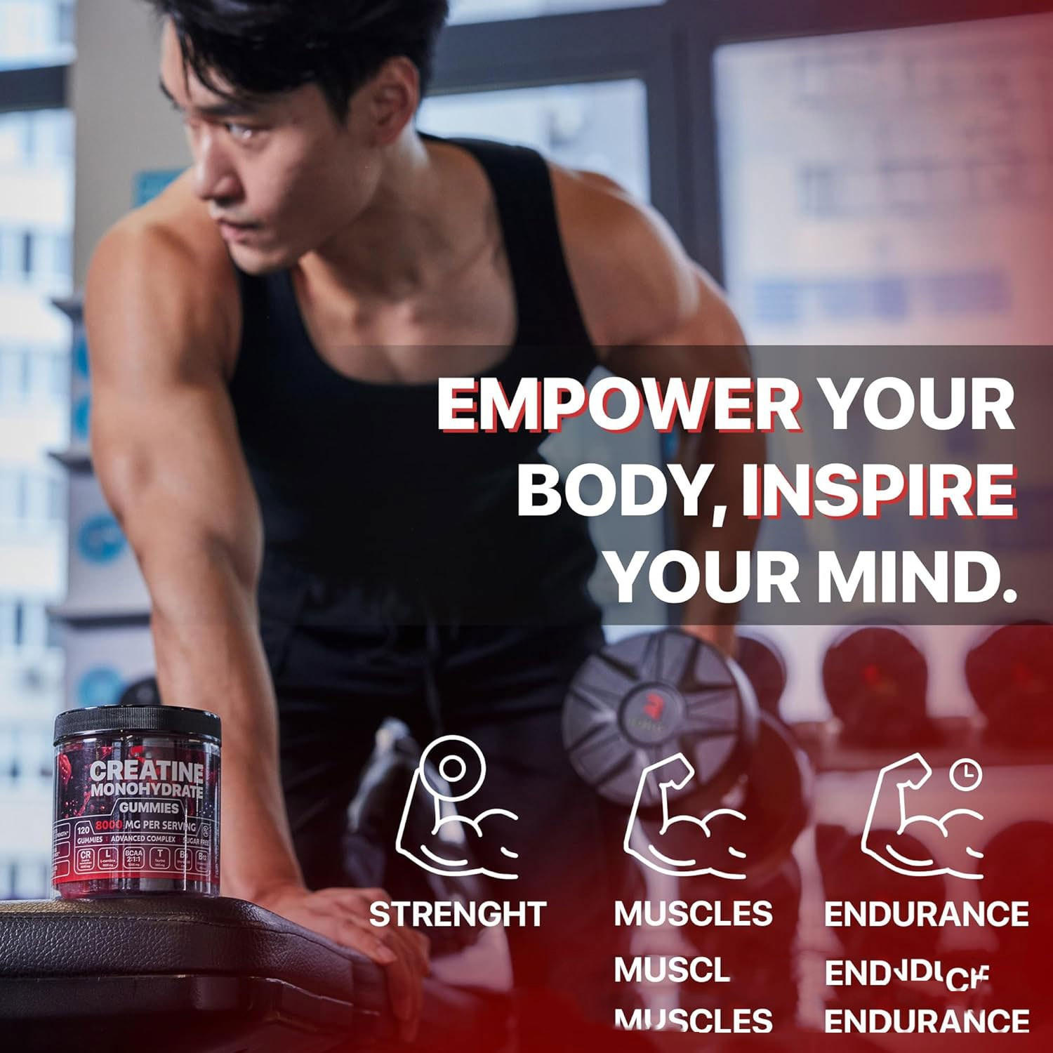 Muscle Boost Gummies – Creatine & Vitamin Support