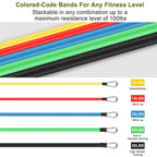11-Piece Resistance Band Set – Home Gym Workout Kit