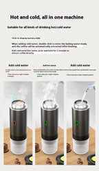 Portable Wireless Coffee Maker – Rechargeable Travel Brewer