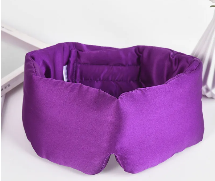 Silk Eye Mask for Sleep – Soft & Breathable Light-Blocking Mask