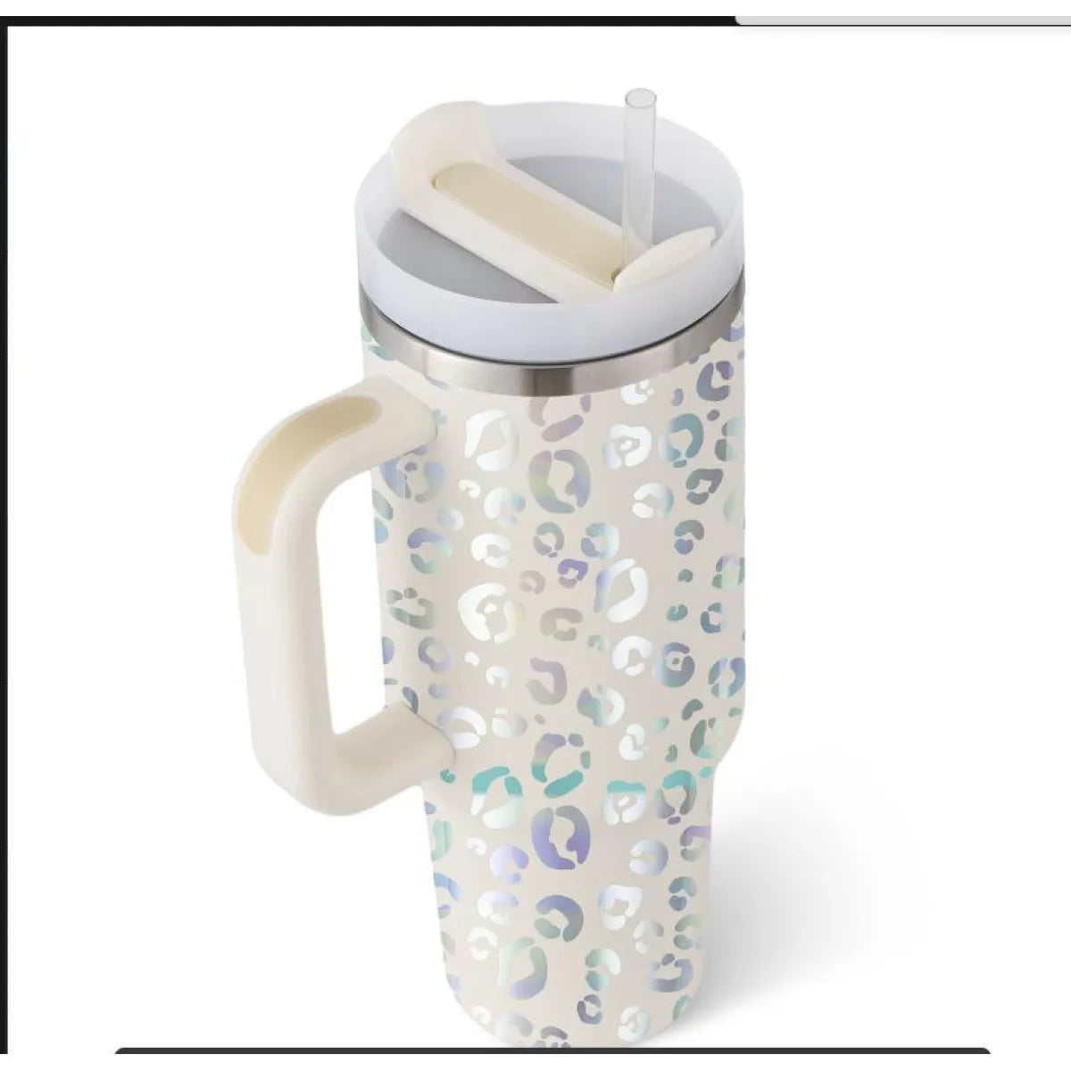 40 oz Stainless Steel Spill-Proof Insulated Tumbler with Straw