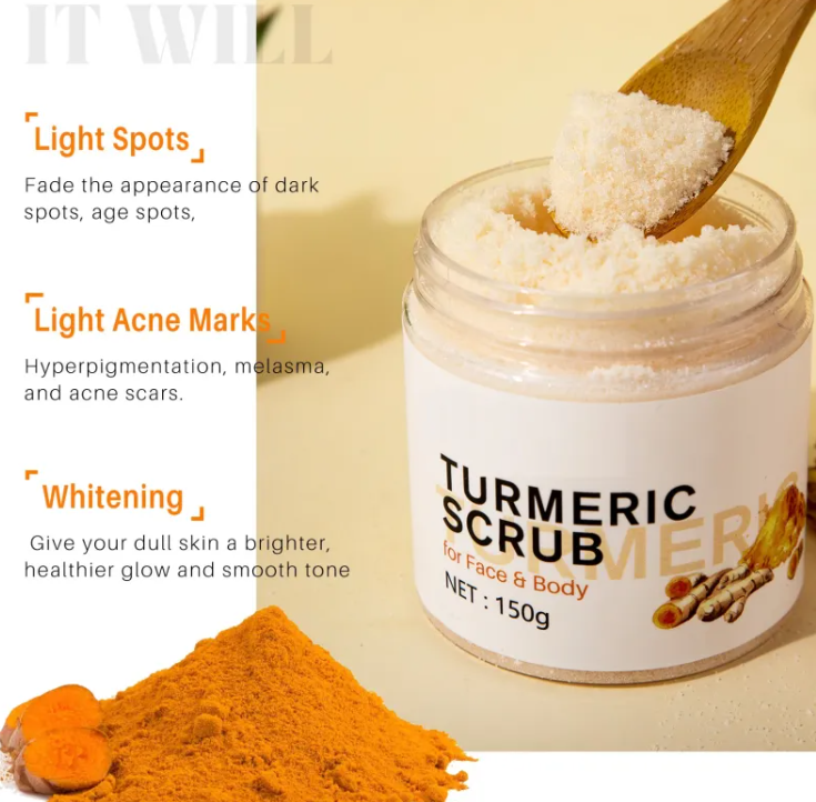 Turmeric Body Scrub – Gentle Exfoliating Skin Polish
