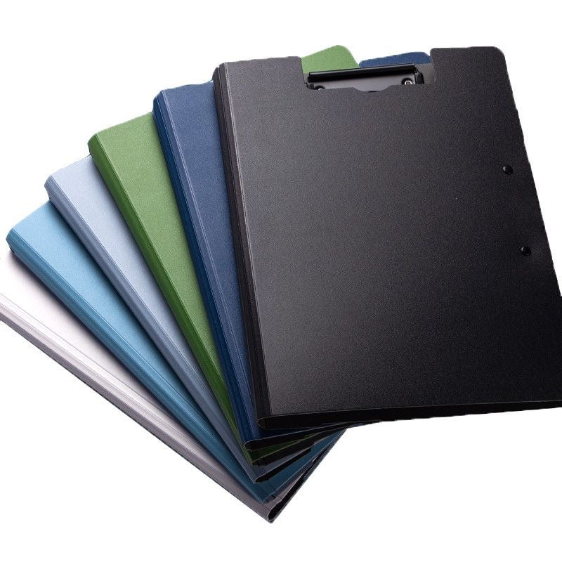 A4 Vertical & Horizontal Document Clip Folder – Double Clamp Organizer