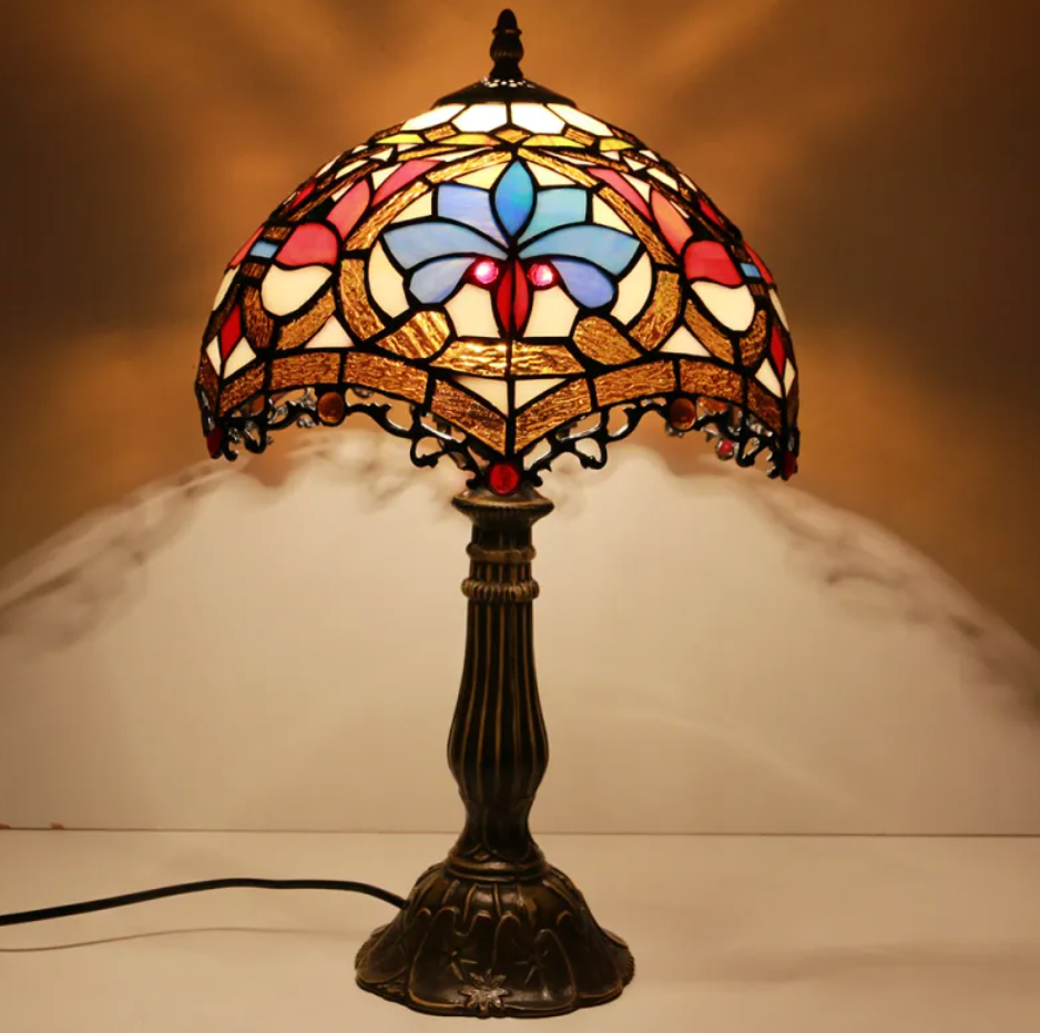 Modern Bedside Table Lamp (Lotus Base Design)