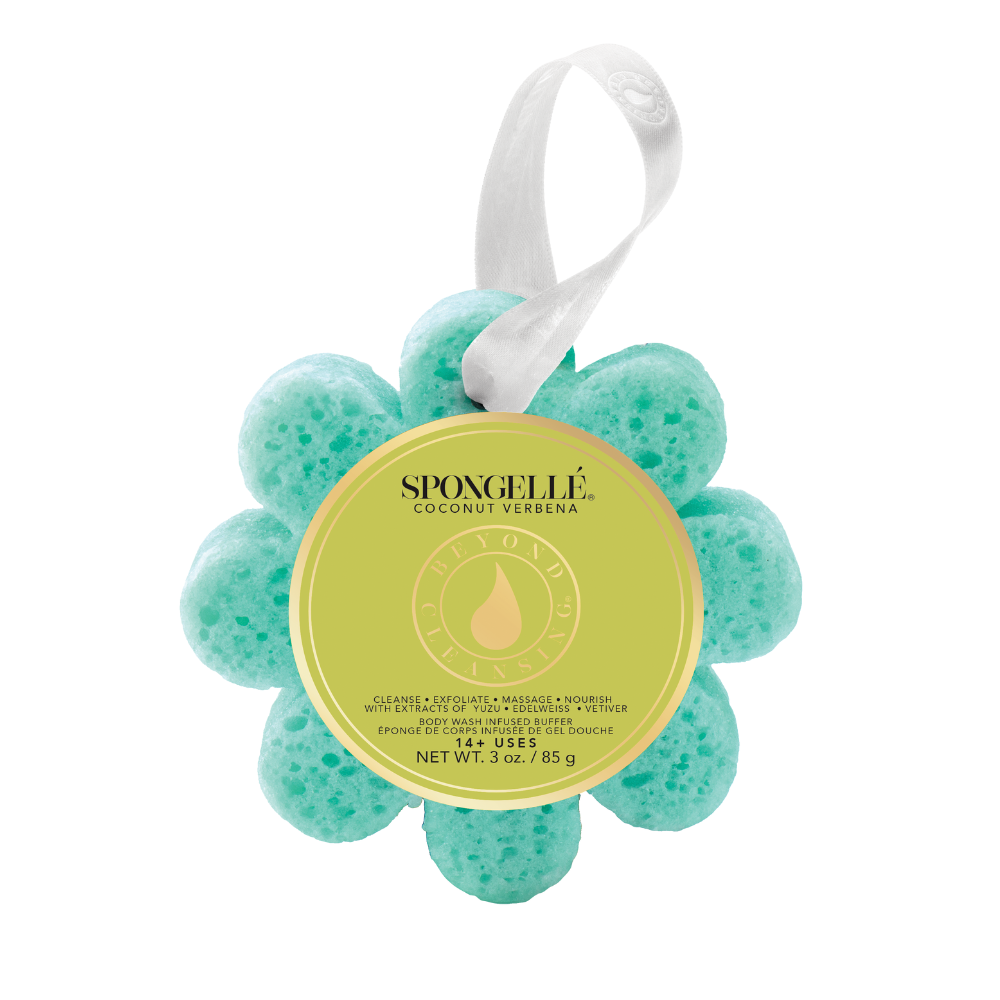Coconut Verbena Infused Bath Sponge – 14+ Uses