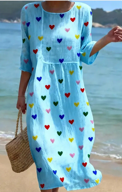 Women’s Relaxed Patchwork Maxi Dress