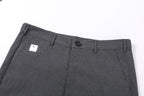 Men’s Pinstripe Tucked Wool Trousers