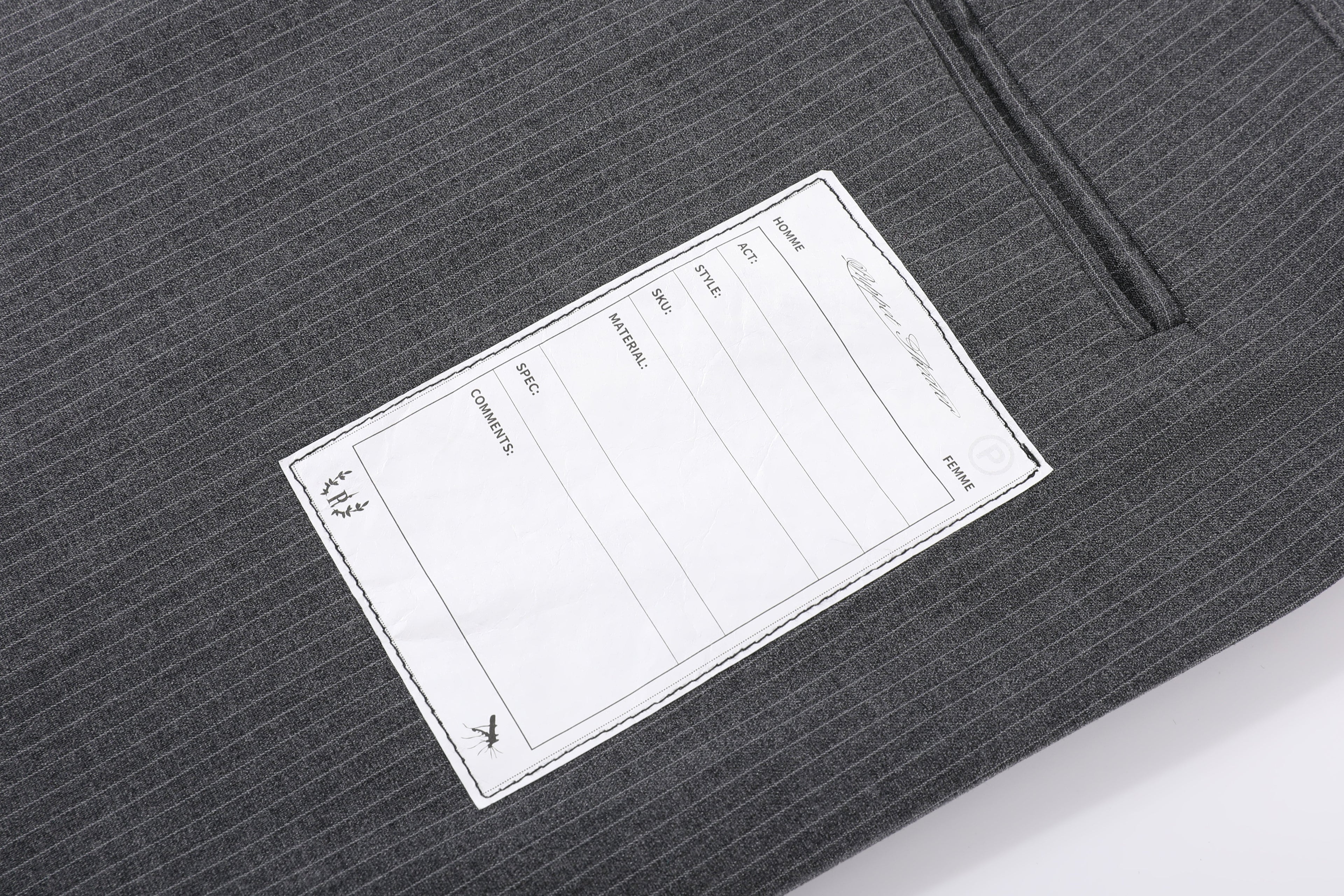 Men’s Pinstripe Tucked Wool Trousers