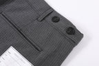 Men’s Pinstripe Tucked Wool Trousers