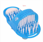 Shower Foot Scrubber Slippers – Hands-Free Cleaning & Massage