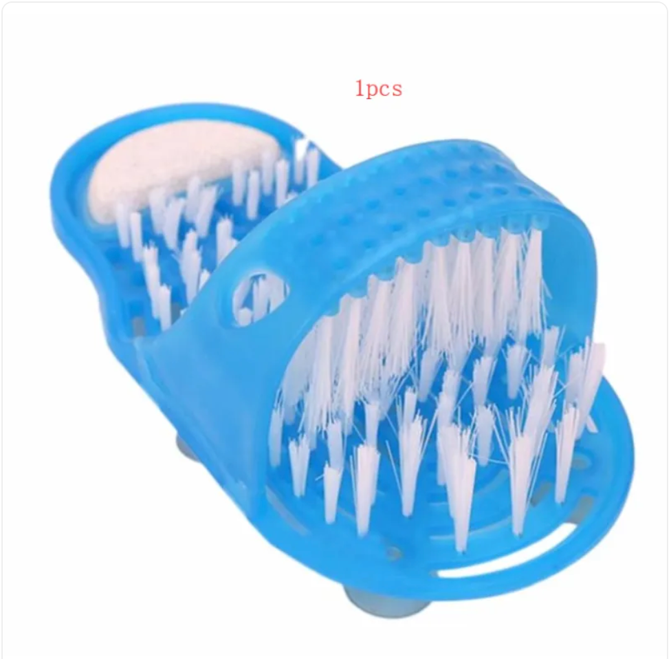 Shower Foot Scrubber Slippers – Hands-Free Cleaning & Massage