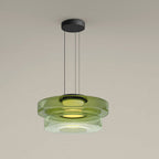 Bauhaus Layered Glass Pendant Light – Modern Ceiling Fixture