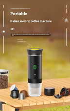 Portable Wireless Coffee Maker – Rechargeable Travel Brewer