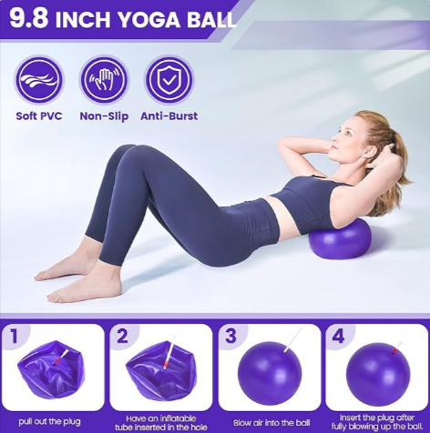 13-Piece Yoga & Pilates Set – Full Body Fitness Kit