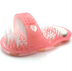 Shower Foot Scrubber Slippers – Hands-Free Cleaning & Massage