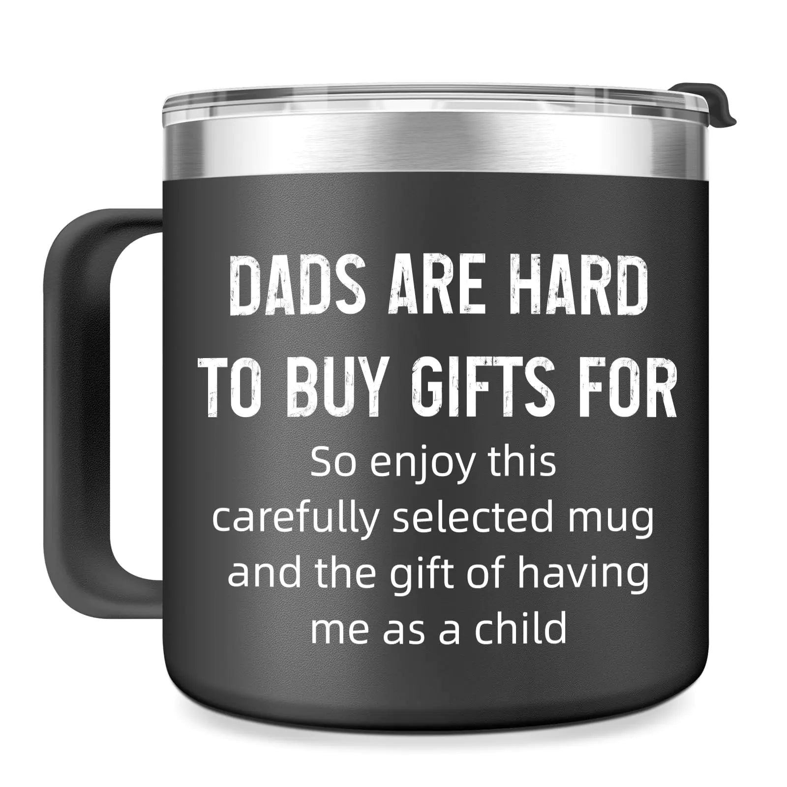 16 oz “Dad” Gift Coffee Tumbler – Black