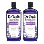 Dr Teal’s Foaming Bath with Pure Epsom Salt – Soothe & Sleep Lavender (34 fl oz, Pack of 2)