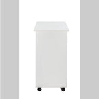 Home Office Computer Desk with Drawers – Nail Art Table (White)