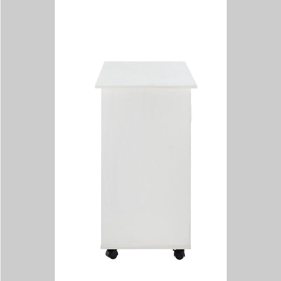 Home Office Computer Desk with Drawers – Nail Art Table (White)