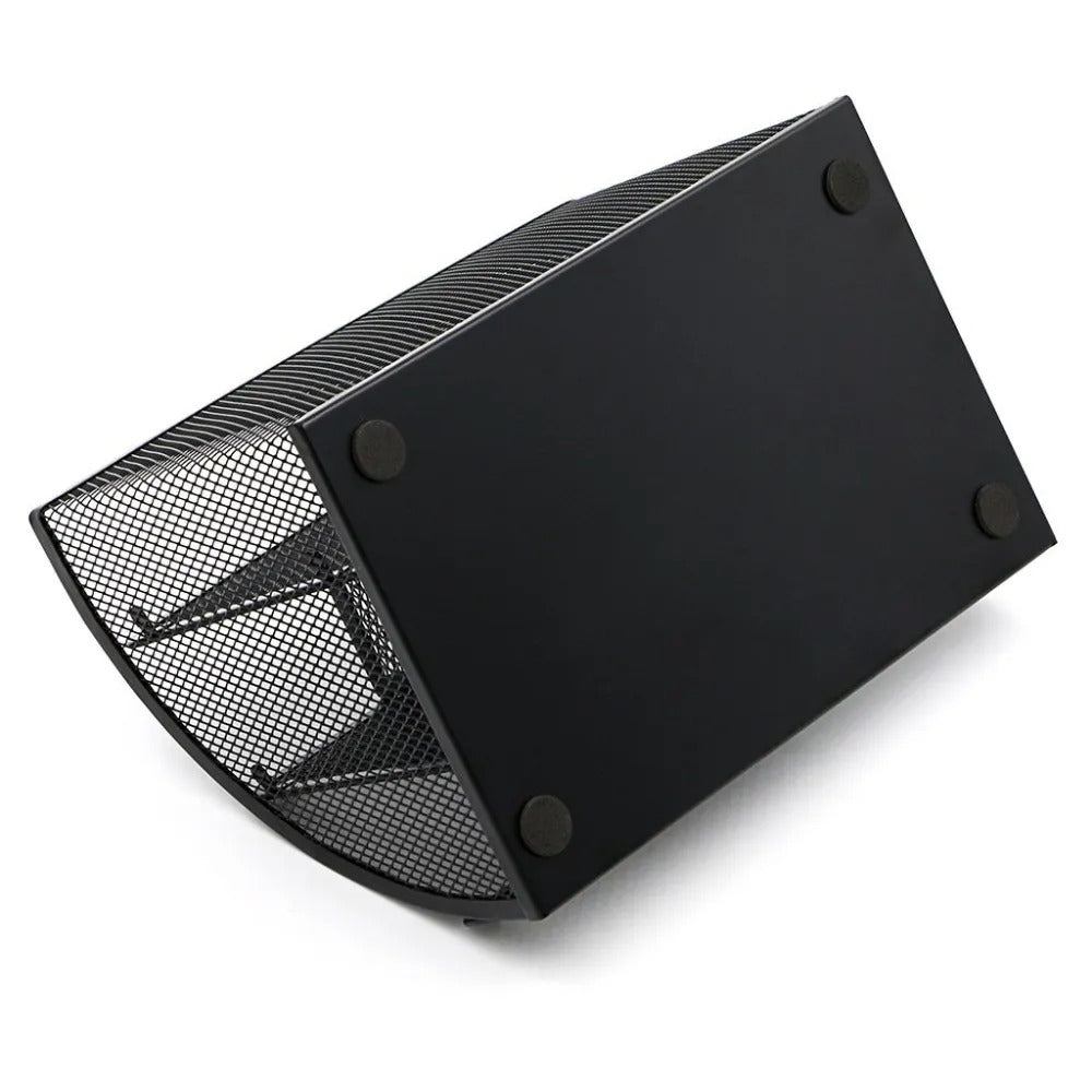 Large Capacity Metal Desktop Organizer – Pen & Document Holder