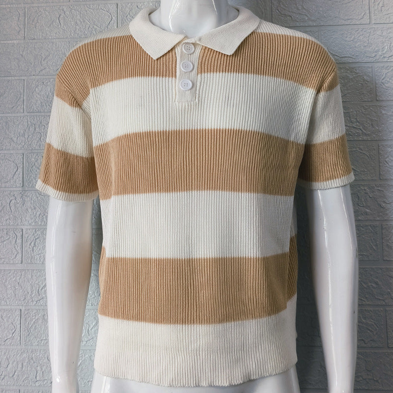 Men’s Slim-Fit Short Sleeve Knit Polo