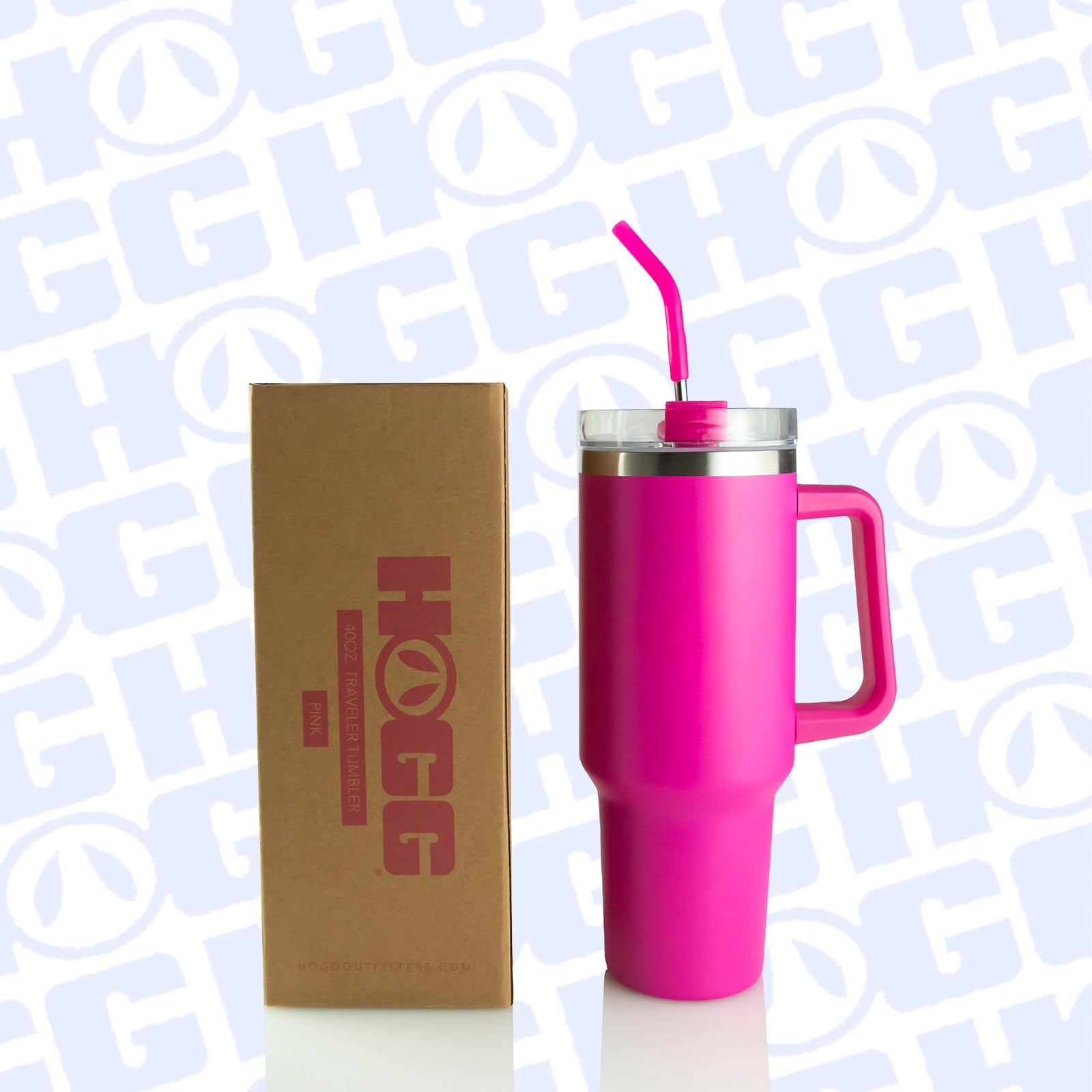 40 oz Powder-Coated Travel Tumbler