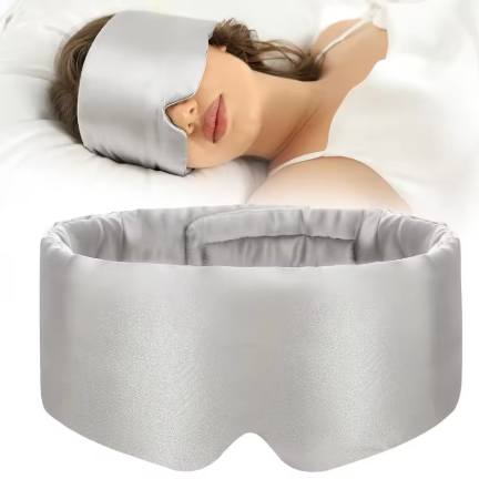 Silk Eye Mask for Sleep – Soft & Breathable Light-Blocking Mask