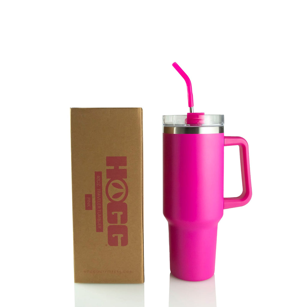 40 oz Powder-Coated Travel Tumbler