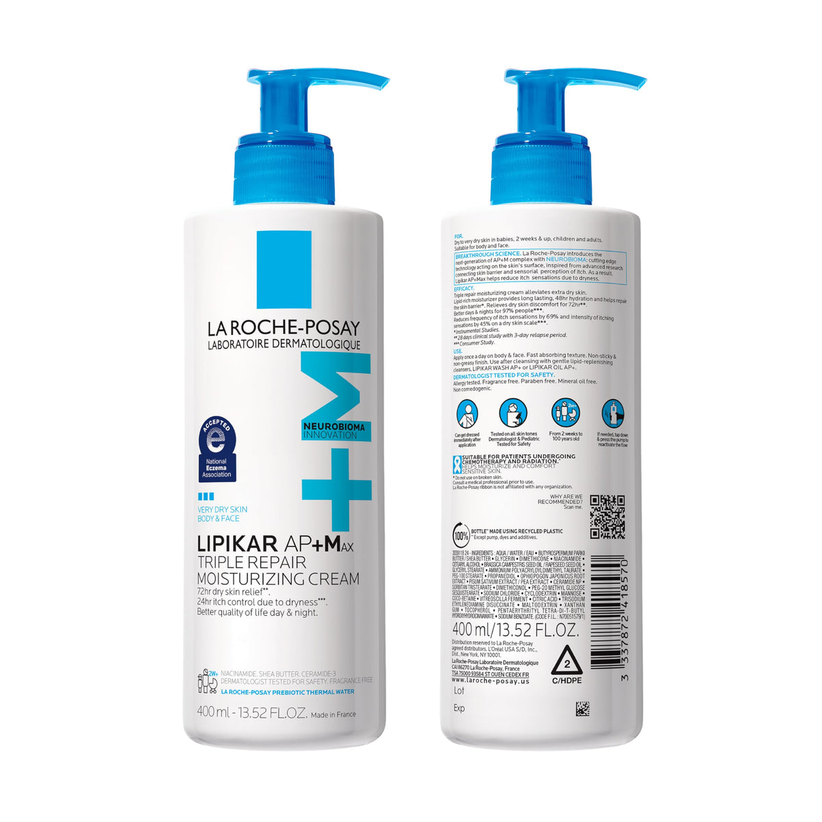 La Roche-Posay Lipikar AP+MAX Triple Repair Moisturizing Cream