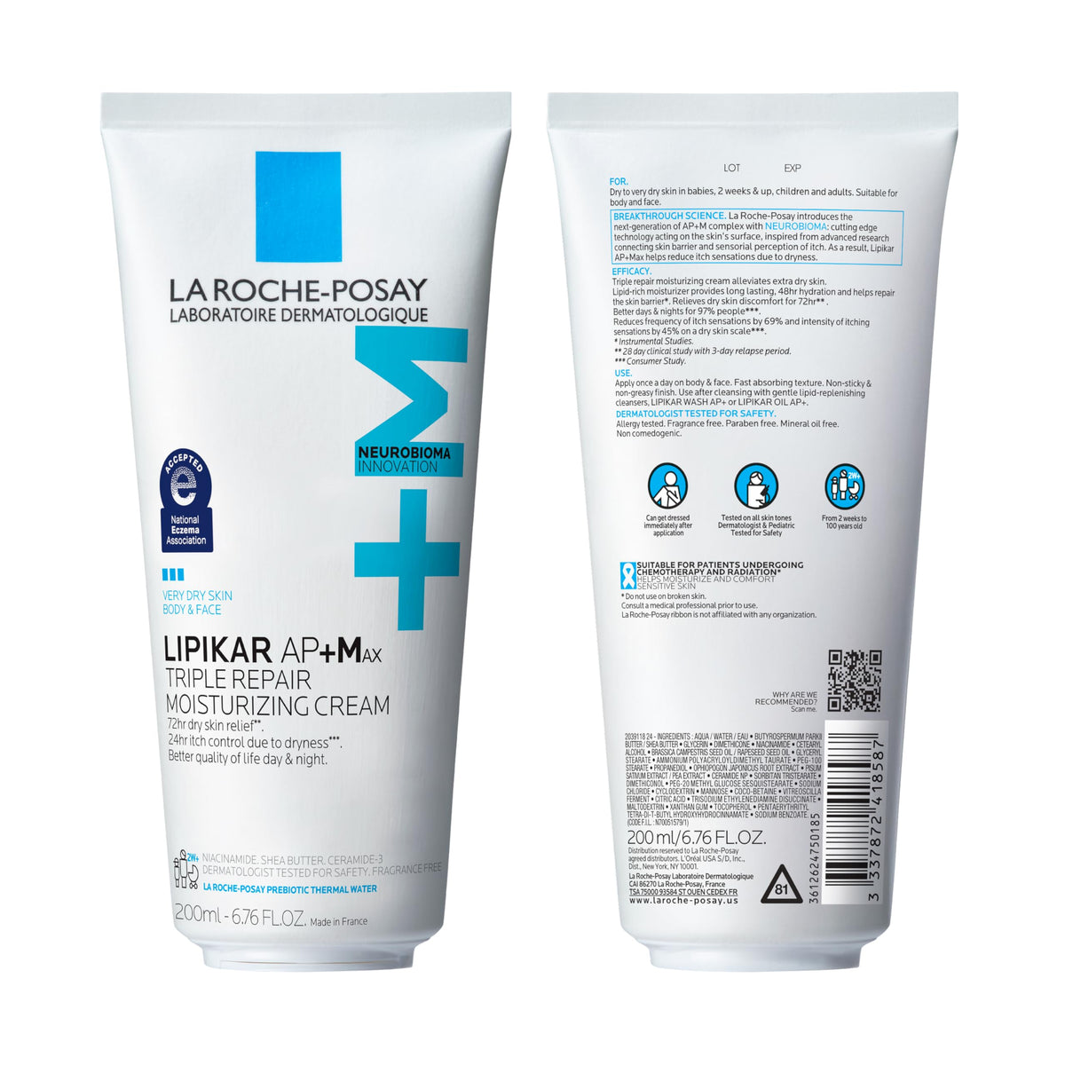 La Roche-Posay Lipikar AP+MAX Triple Repair Moisturizing Cream