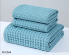Waffle Cotton Bath Towel
