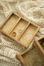 Hand-Carved Mango Wood Jewelry Box – Natural Wood