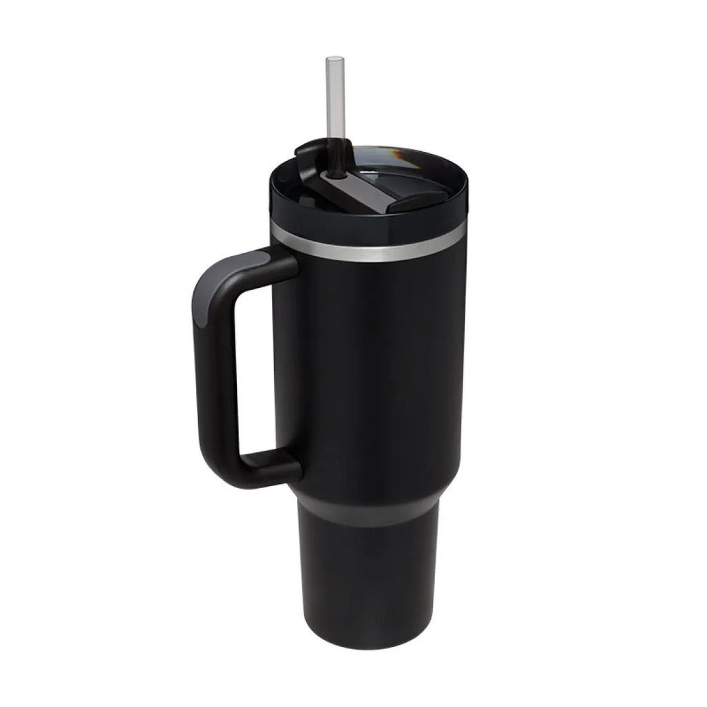 40 oz Stainless Steel Spill-Proof Insulated Tumbler with Straw