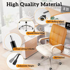 Adjustable Reclining Swivel Office Chair - Multi Colors