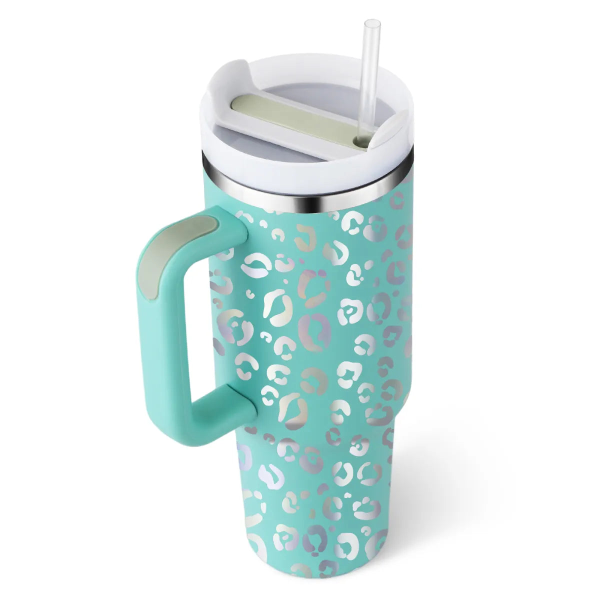 40 oz Stainless Steel Spill-Proof Insulated Tumbler with Straw