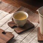 Wood Coaster Walnut Set