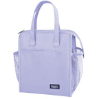 Insulated Lunch Cooler Bag with Front & Side Pockets – Fmeida (Purple)