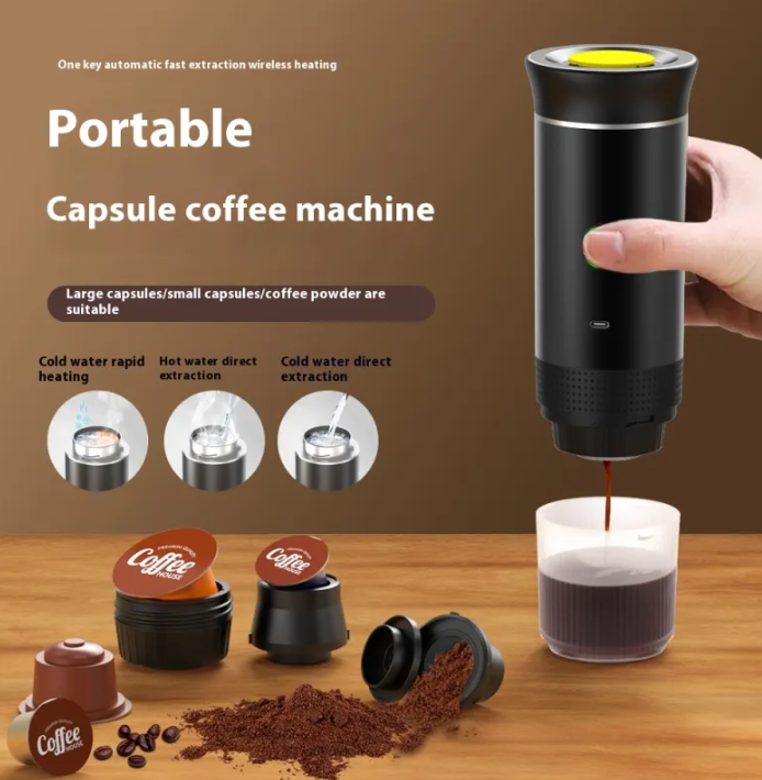 Portable Coffee Maker – BrewGo Capsule Coffee Machine